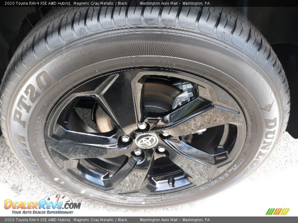 2020 Toyota RAV4 XSE AWD Hybrid Magnetic Gray Metallic / Black Photo #34