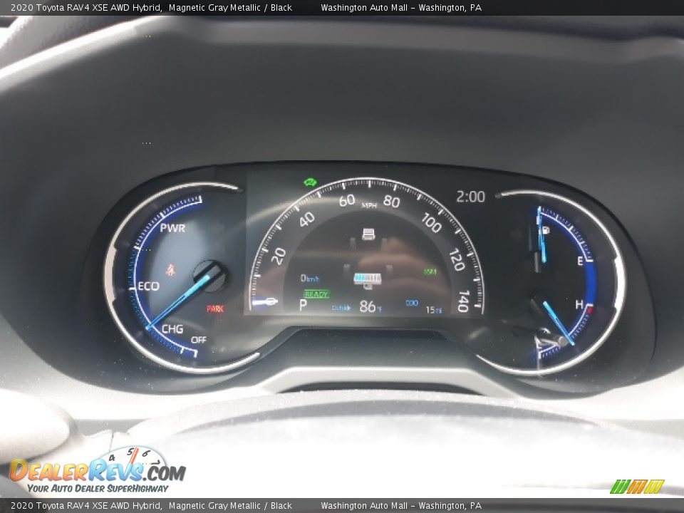2020 Toyota RAV4 XSE AWD Hybrid Magnetic Gray Metallic / Black Photo #36