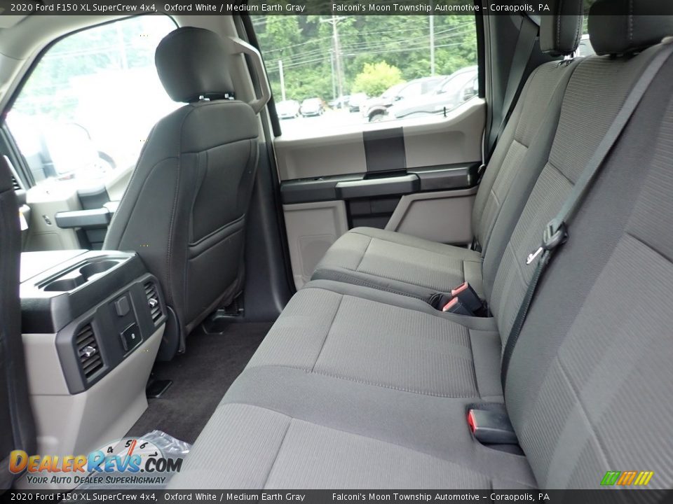 2020 Ford F150 XL SuperCrew 4x4 Oxford White / Medium Earth Gray Photo #9