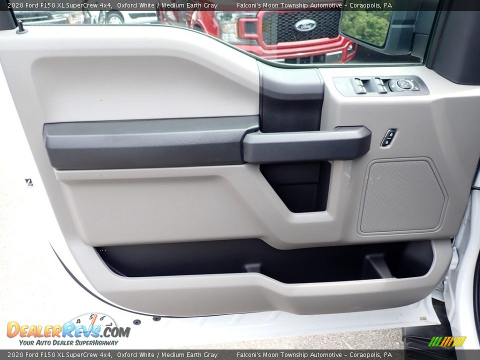 2020 Ford F150 XL SuperCrew 4x4 Oxford White / Medium Earth Gray Photo #12