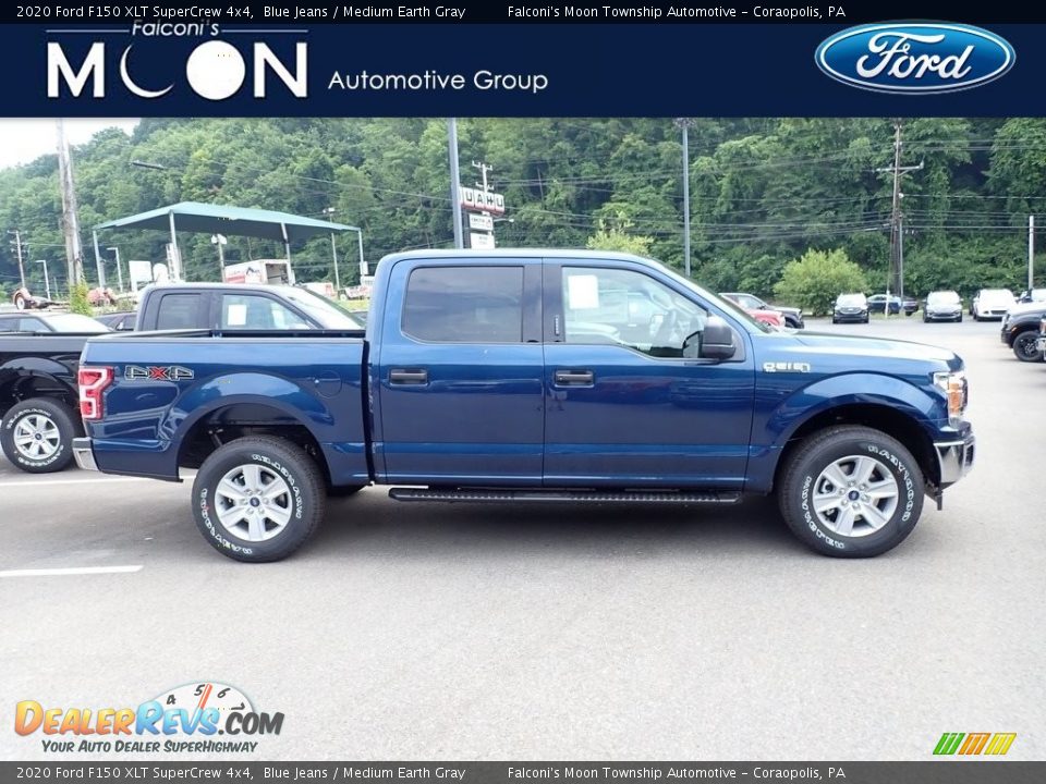 2020 Ford F150 XLT SuperCrew 4x4 Blue Jeans / Medium Earth Gray Photo #1