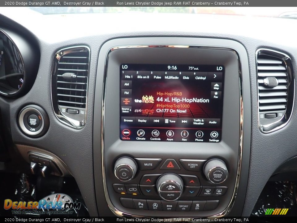 Controls of 2020 Dodge Durango GT AWD Photo #16