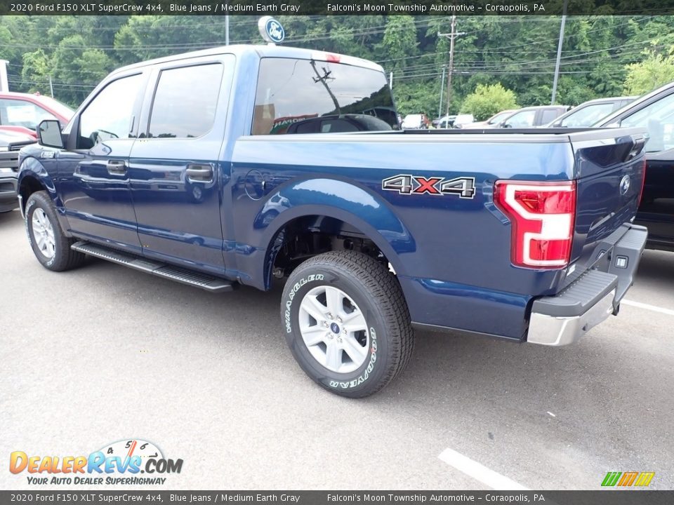 2020 Ford F150 XLT SuperCrew 4x4 Blue Jeans / Medium Earth Gray Photo #5
