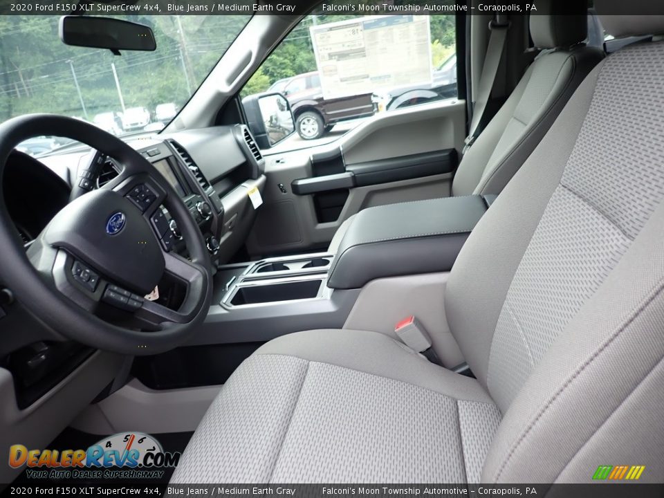 2020 Ford F150 XLT SuperCrew 4x4 Blue Jeans / Medium Earth Gray Photo #7