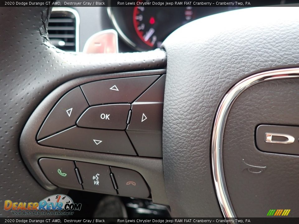 2020 Dodge Durango GT AWD Steering Wheel Photo #20