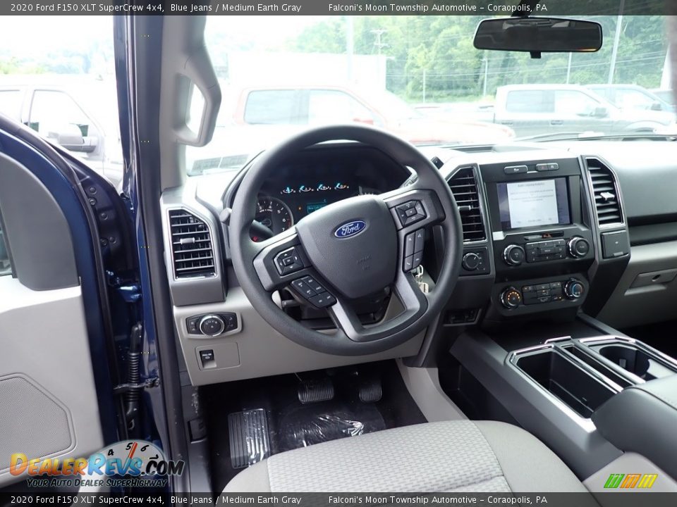 2020 Ford F150 XLT SuperCrew 4x4 Blue Jeans / Medium Earth Gray Photo #10