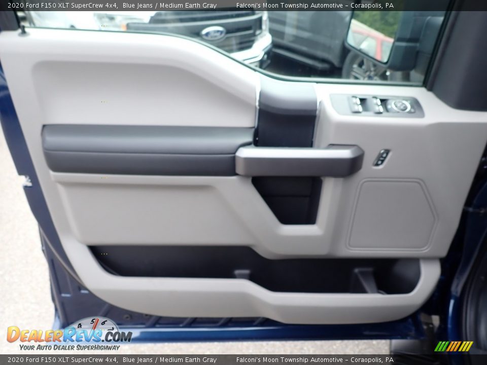 2020 Ford F150 XLT SuperCrew 4x4 Blue Jeans / Medium Earth Gray Photo #11