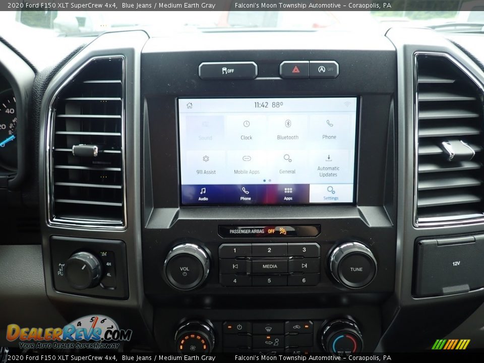 2020 Ford F150 XLT SuperCrew 4x4 Blue Jeans / Medium Earth Gray Photo #13