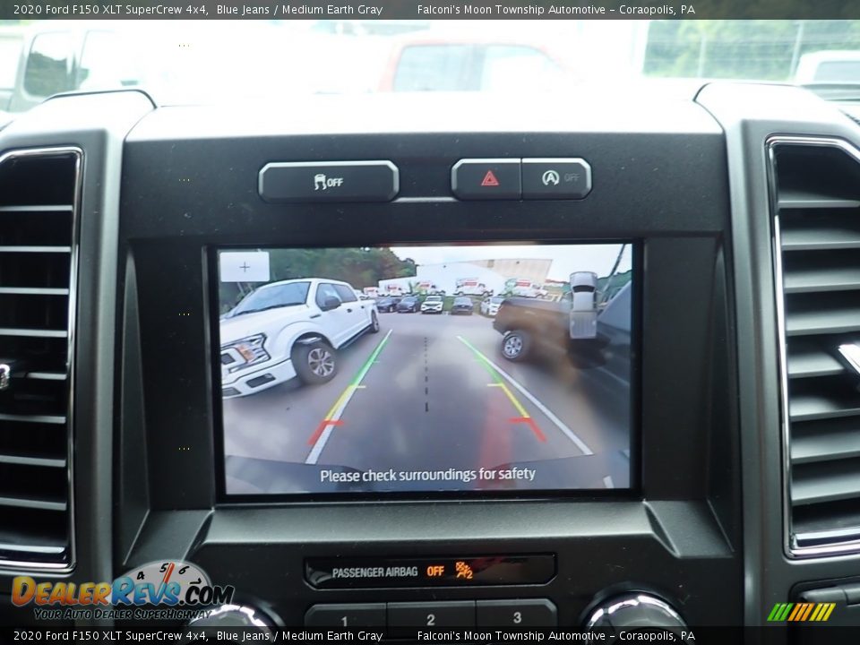 2020 Ford F150 XLT SuperCrew 4x4 Blue Jeans / Medium Earth Gray Photo #14