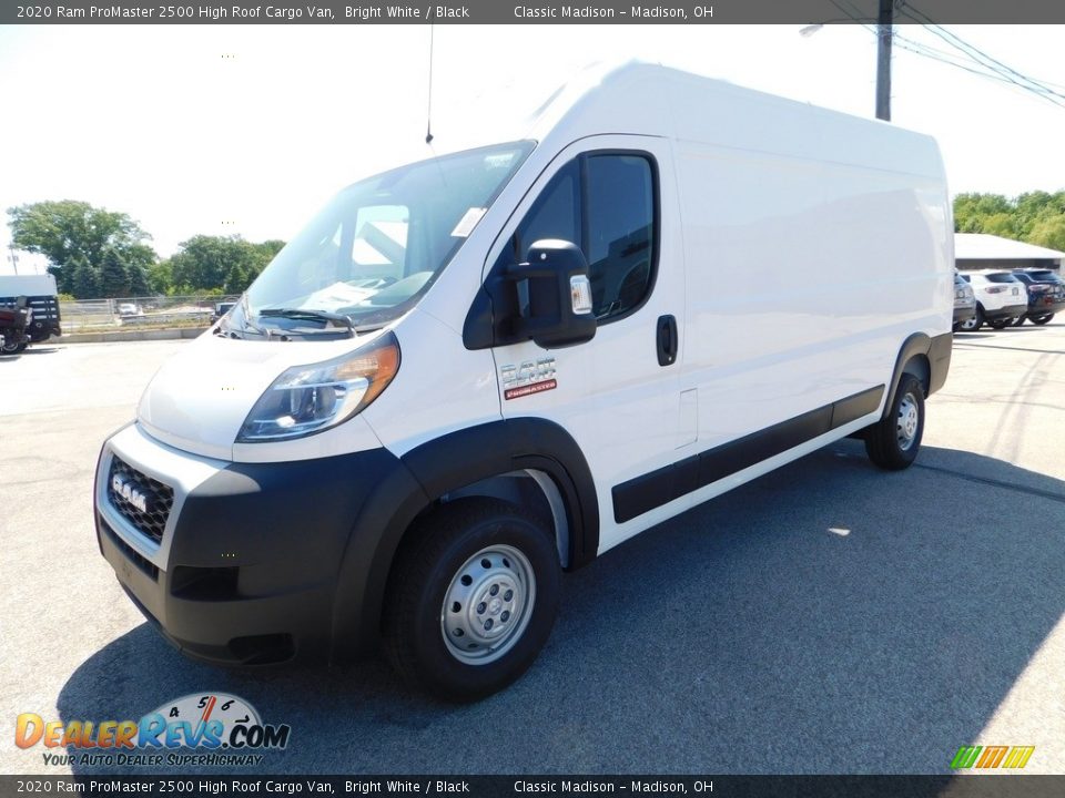 2020 Ram ProMaster 2500 High Roof Cargo Van Bright White / Black Photo #1