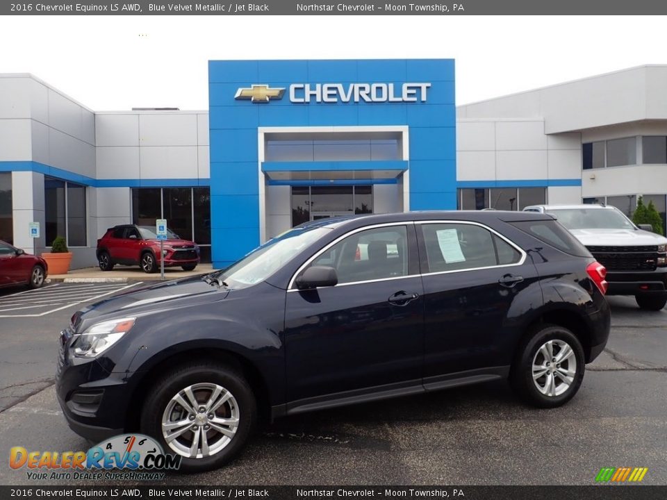 2016 Chevrolet Equinox LS AWD Blue Velvet Metallic / Jet Black Photo #1