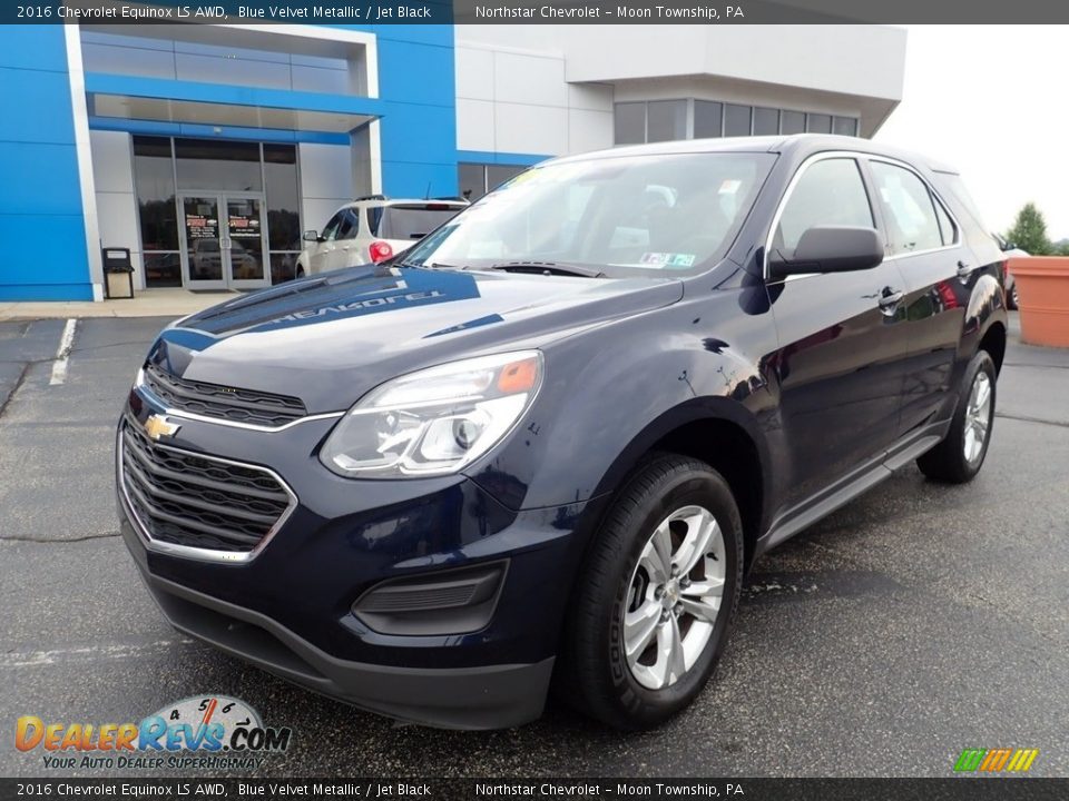 2016 Chevrolet Equinox LS AWD Blue Velvet Metallic / Jet Black Photo #2