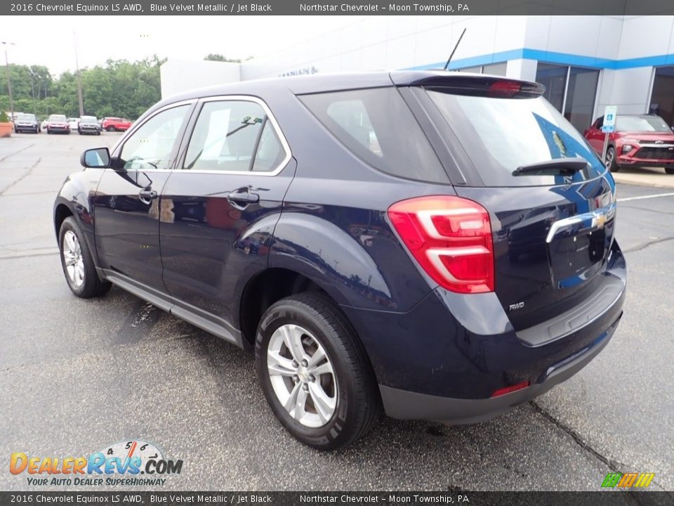 2016 Chevrolet Equinox LS AWD Blue Velvet Metallic / Jet Black Photo #4
