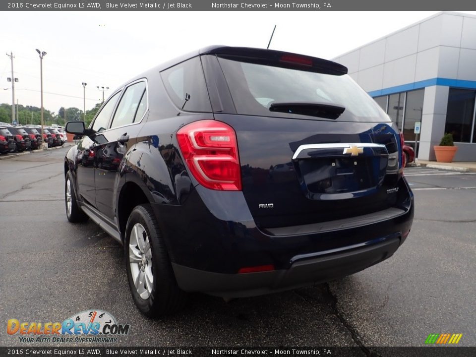 2016 Chevrolet Equinox LS AWD Blue Velvet Metallic / Jet Black Photo #5