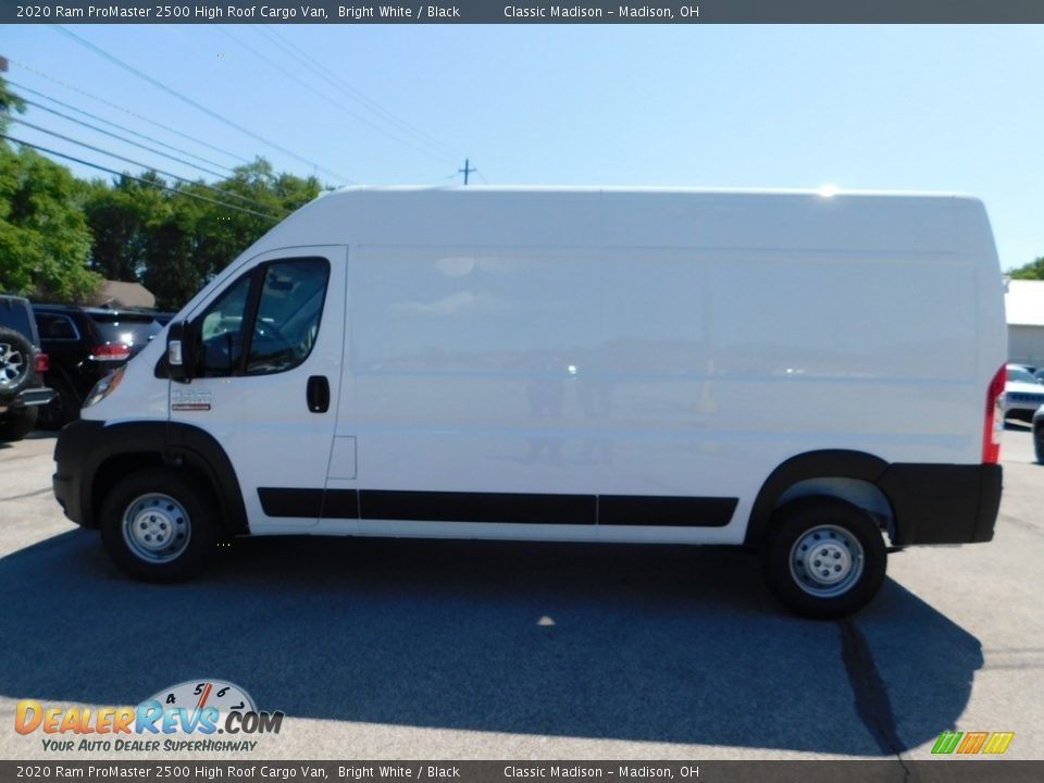 2020 Ram ProMaster 2500 High Roof Cargo Van Bright White / Black Photo #8