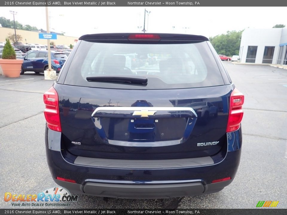 2016 Chevrolet Equinox LS AWD Blue Velvet Metallic / Jet Black Photo #6