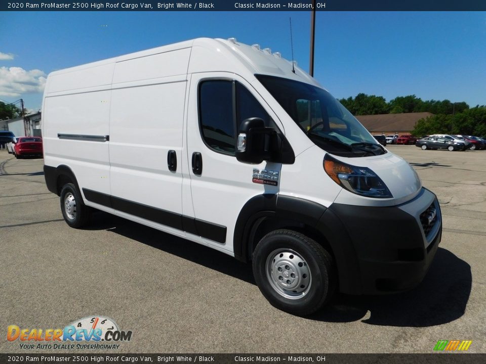 2020 Ram ProMaster 2500 High Roof Cargo Van Bright White / Black Photo #9
