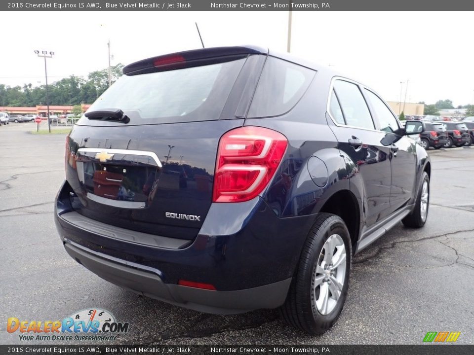2016 Chevrolet Equinox LS AWD Blue Velvet Metallic / Jet Black Photo #8