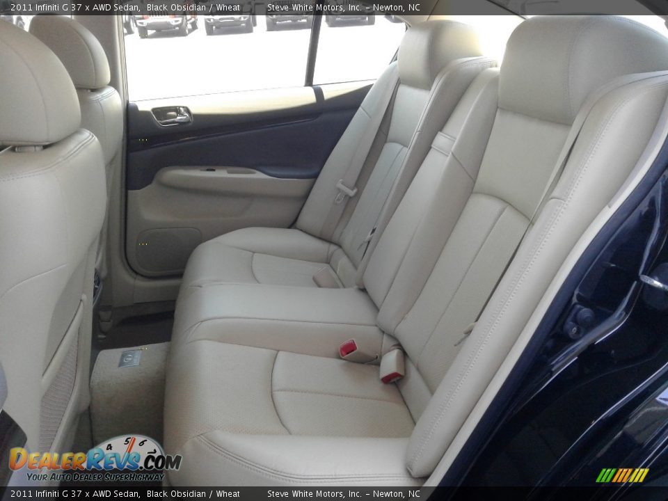 2011 Infiniti G 37 x AWD Sedan Black Obsidian / Wheat Photo #14