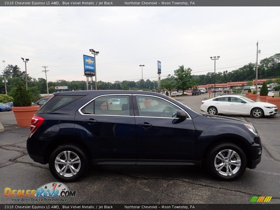 2016 Chevrolet Equinox LS AWD Blue Velvet Metallic / Jet Black Photo #10