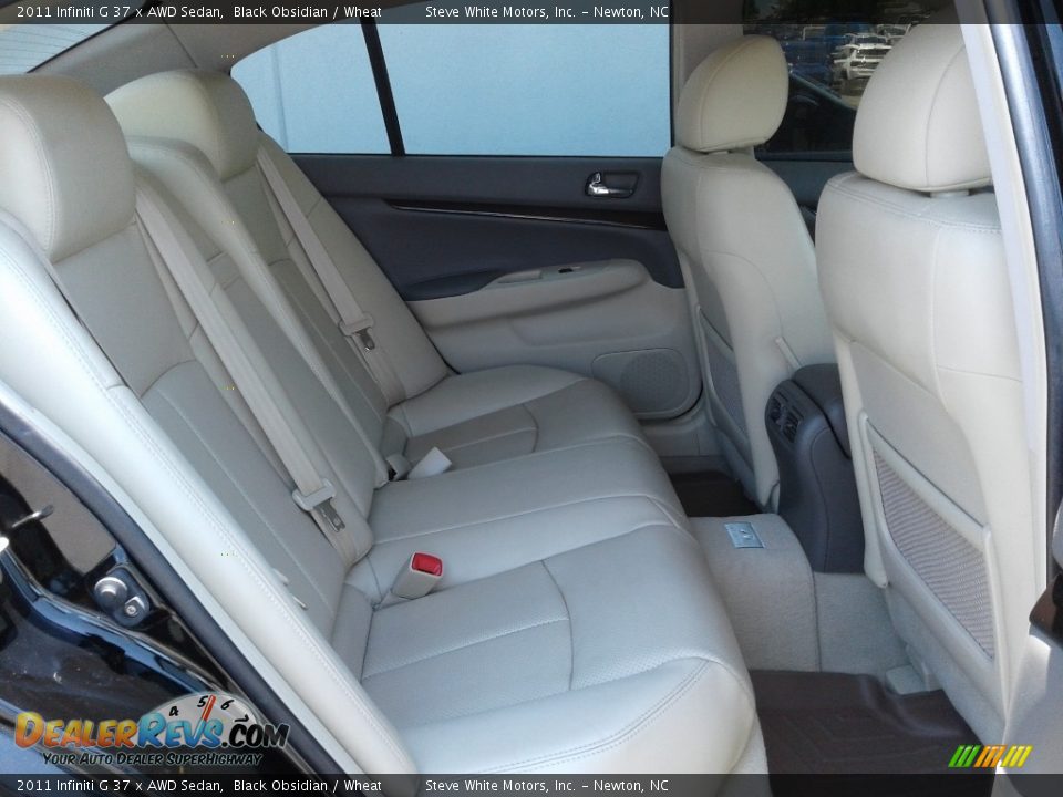 2011 Infiniti G 37 x AWD Sedan Black Obsidian / Wheat Photo #16