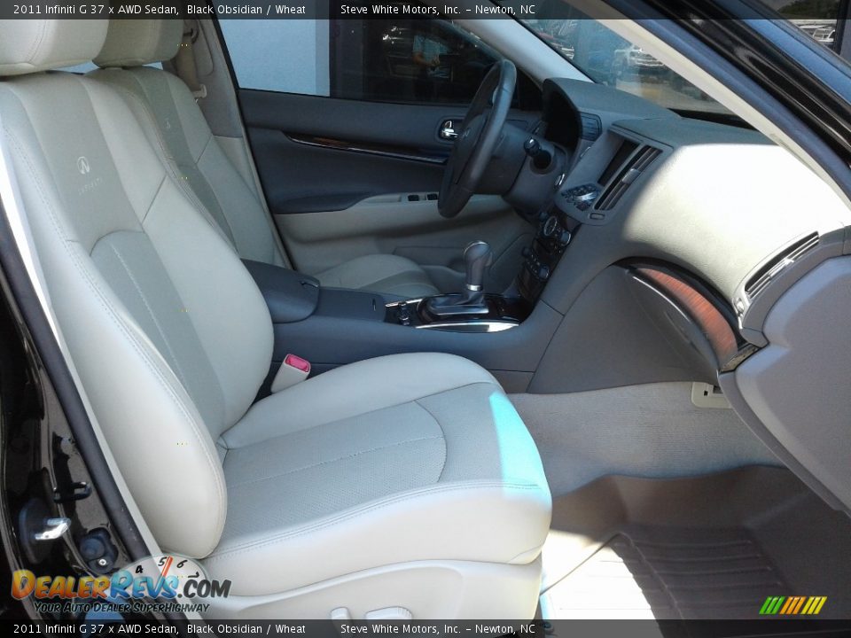 2011 Infiniti G 37 x AWD Sedan Black Obsidian / Wheat Photo #17