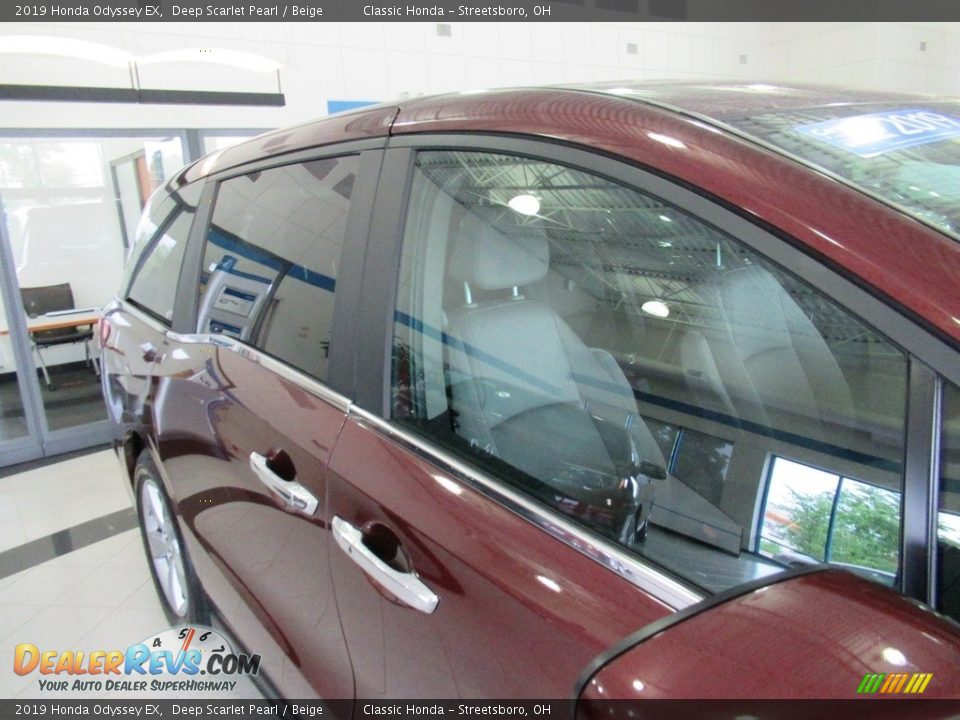 2019 Honda Odyssey EX Deep Scarlet Pearl / Beige Photo #11