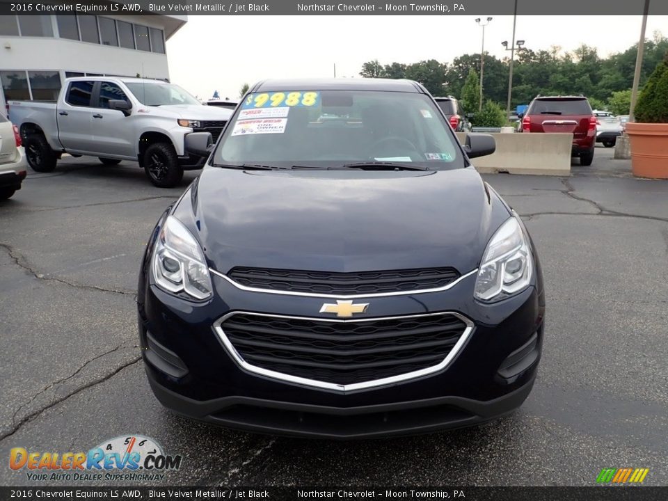 2016 Chevrolet Equinox LS AWD Blue Velvet Metallic / Jet Black Photo #13