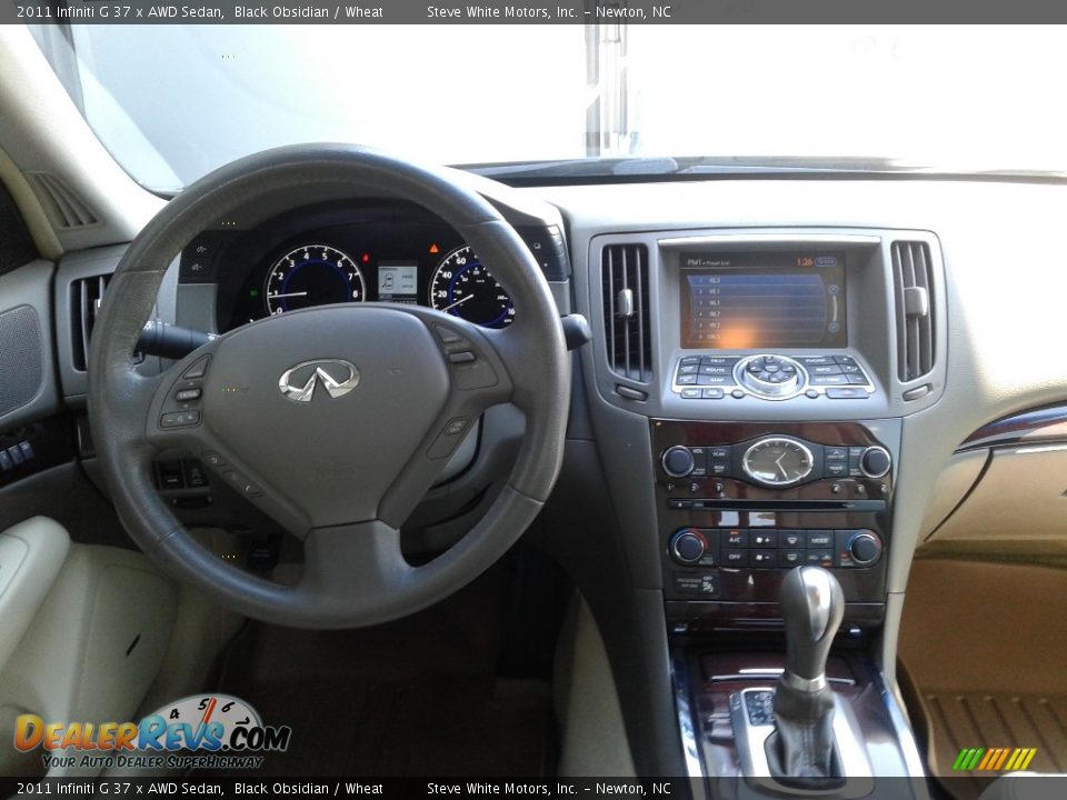 2011 Infiniti G 37 x AWD Sedan Black Obsidian / Wheat Photo #18