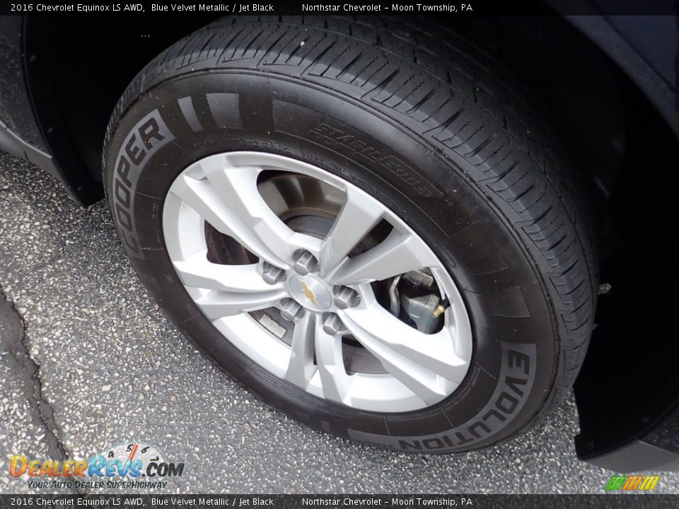 2016 Chevrolet Equinox LS AWD Blue Velvet Metallic / Jet Black Photo #14