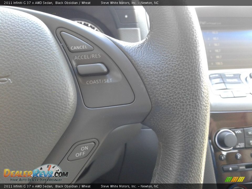 2011 Infiniti G 37 x AWD Sedan Black Obsidian / Wheat Photo #20