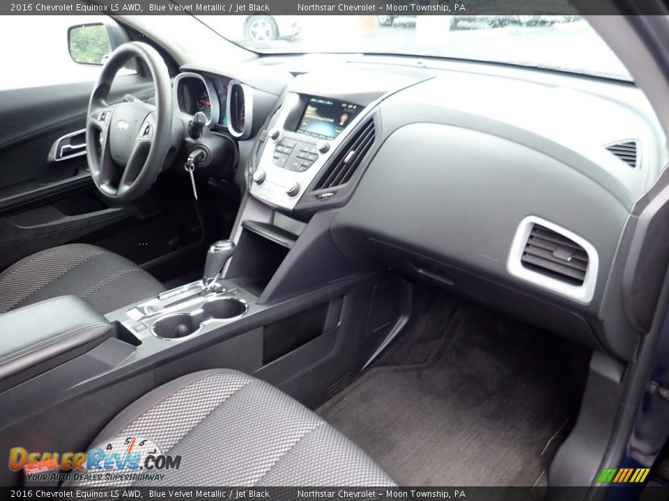 2016 Chevrolet Equinox LS AWD Blue Velvet Metallic / Jet Black Photo #16