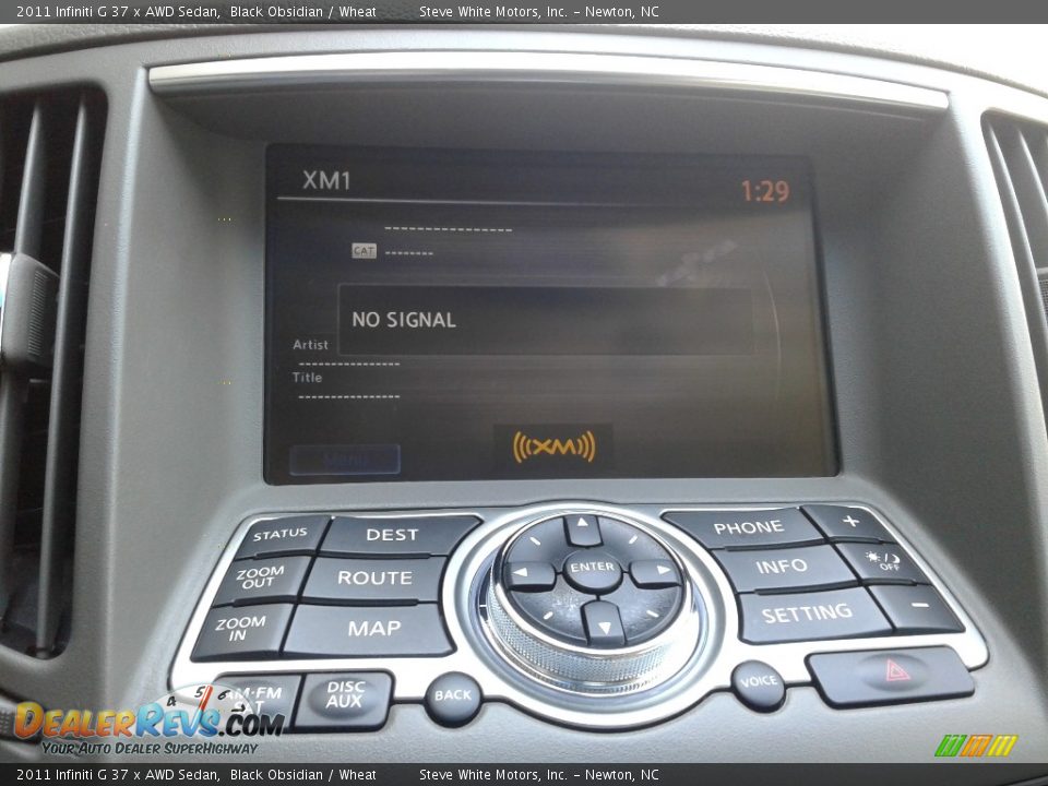 2011 Infiniti G 37 x AWD Sedan Black Obsidian / Wheat Photo #22