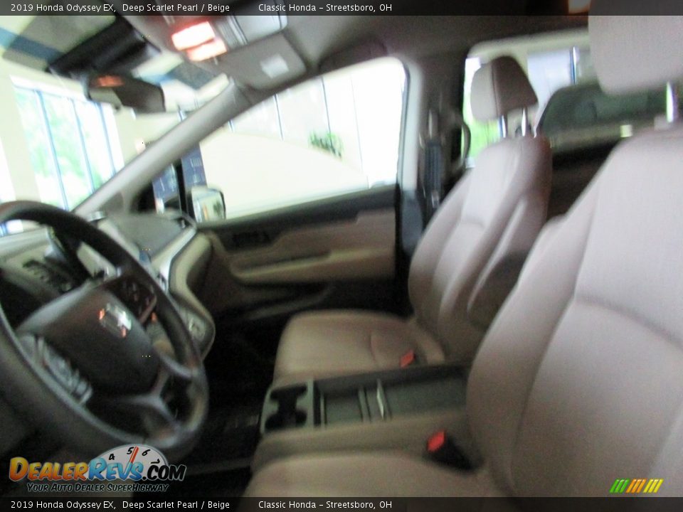 2019 Honda Odyssey EX Deep Scarlet Pearl / Beige Photo #16