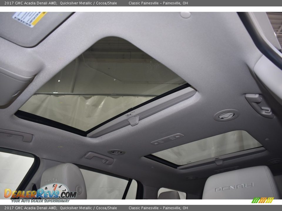 2017 GMC Acadia Denali AWD Quicksilver Metallic / Cocoa/Shale Photo #6