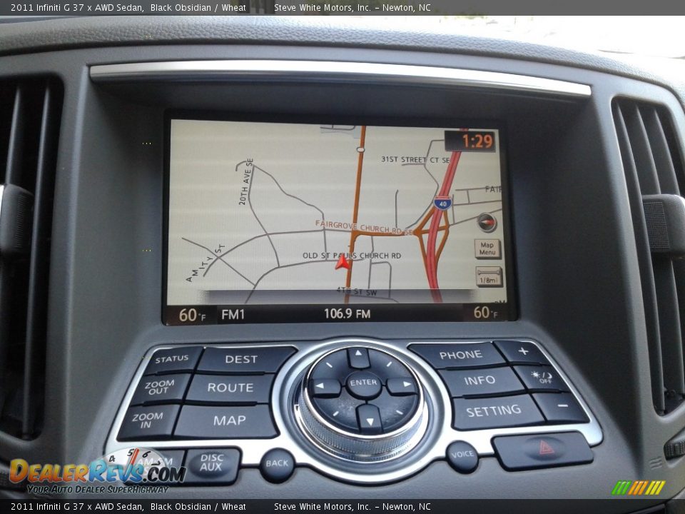 2011 Infiniti G 37 x AWD Sedan Black Obsidian / Wheat Photo #23