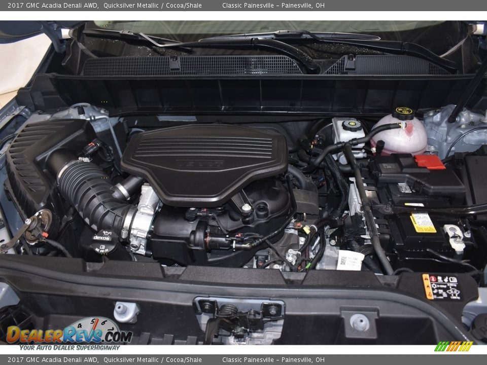 2017 GMC Acadia Denali AWD Quicksilver Metallic / Cocoa/Shale Photo #7