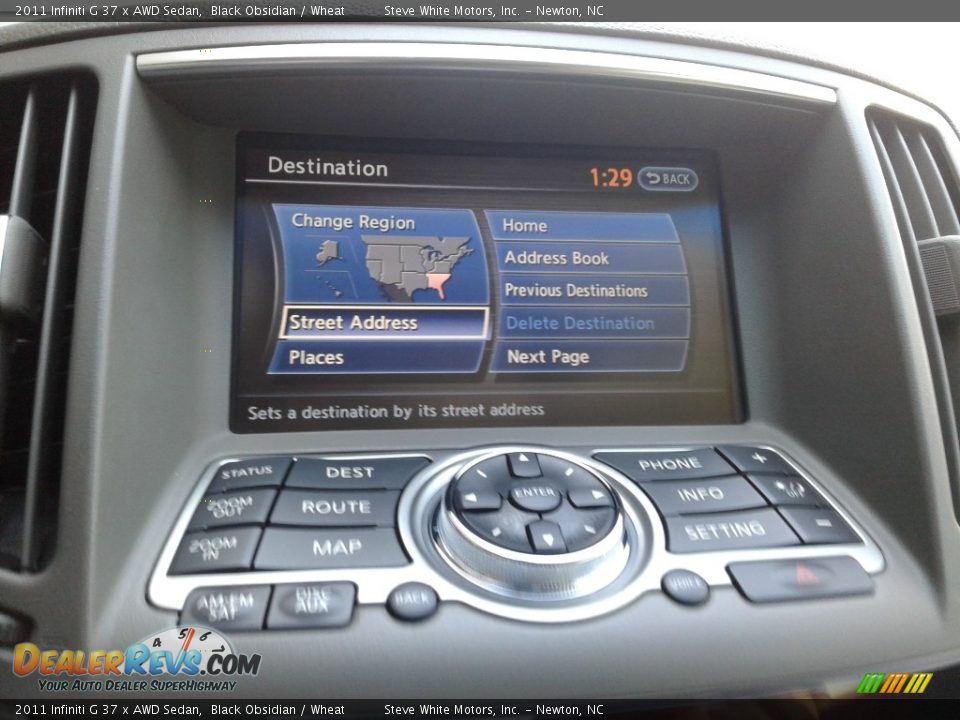 2011 Infiniti G 37 x AWD Sedan Black Obsidian / Wheat Photo #24