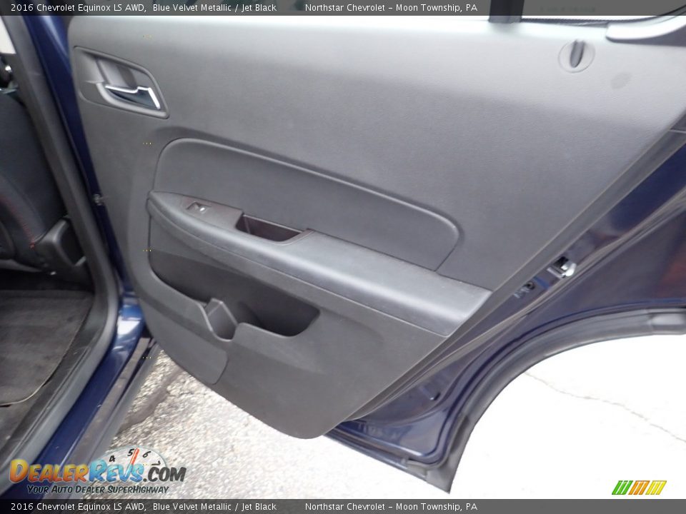 2016 Chevrolet Equinox LS AWD Blue Velvet Metallic / Jet Black Photo #19
