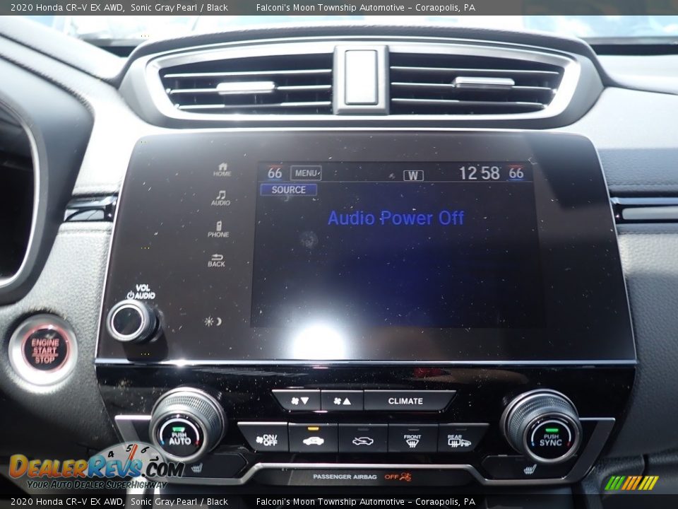 2020 Honda CR-V EX AWD Sonic Gray Pearl / Black Photo #14