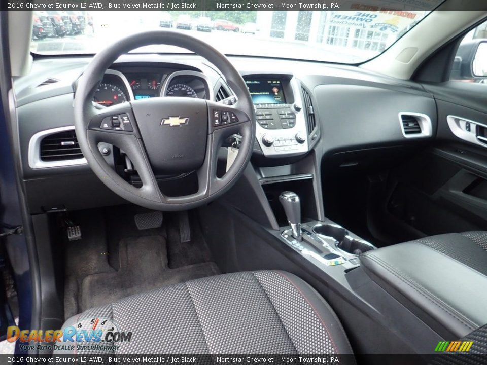 2016 Chevrolet Equinox LS AWD Blue Velvet Metallic / Jet Black Photo #22