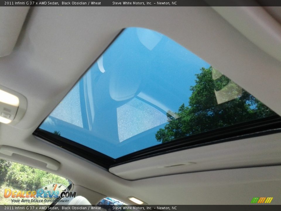 2011 Infiniti G 37 x AWD Sedan Black Obsidian / Wheat Photo #29
