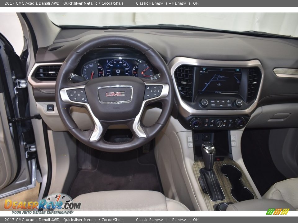 2017 GMC Acadia Denali AWD Quicksilver Metallic / Cocoa/Shale Photo #14