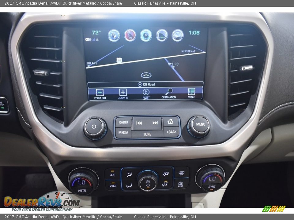 2017 GMC Acadia Denali AWD Quicksilver Metallic / Cocoa/Shale Photo #15