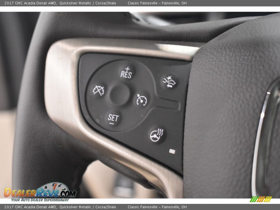 2017 GMC Acadia Denali AWD Quicksilver Metallic / Cocoa/Shale Photo #16