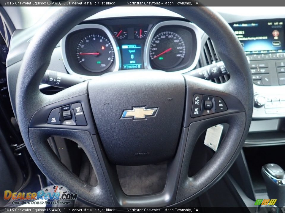 2016 Chevrolet Equinox LS AWD Blue Velvet Metallic / Jet Black Photo #26