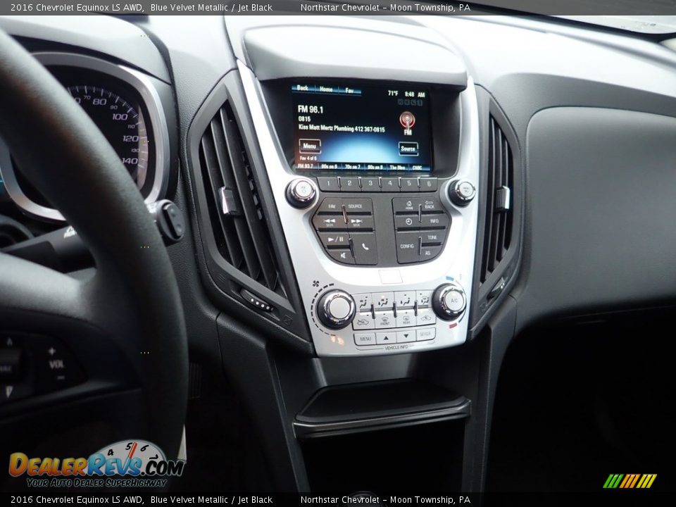 2016 Chevrolet Equinox LS AWD Blue Velvet Metallic / Jet Black Photo #27