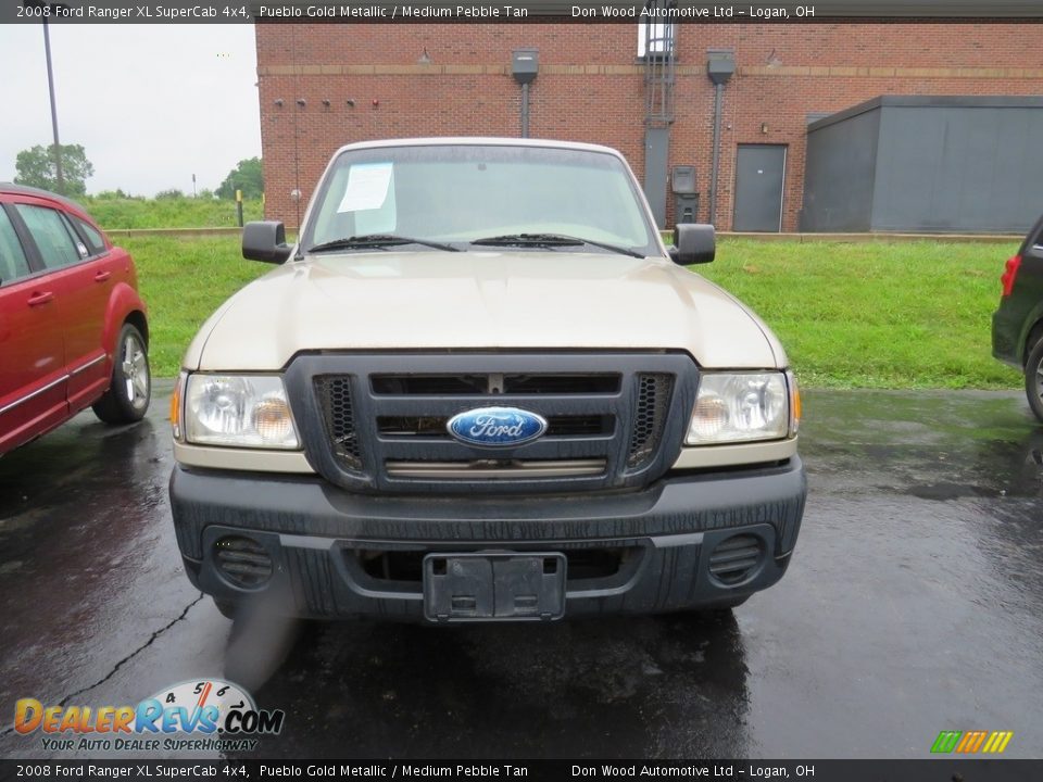 2008 Ford Ranger XL SuperCab 4x4 Pueblo Gold Metallic / Medium Pebble Tan Photo #4