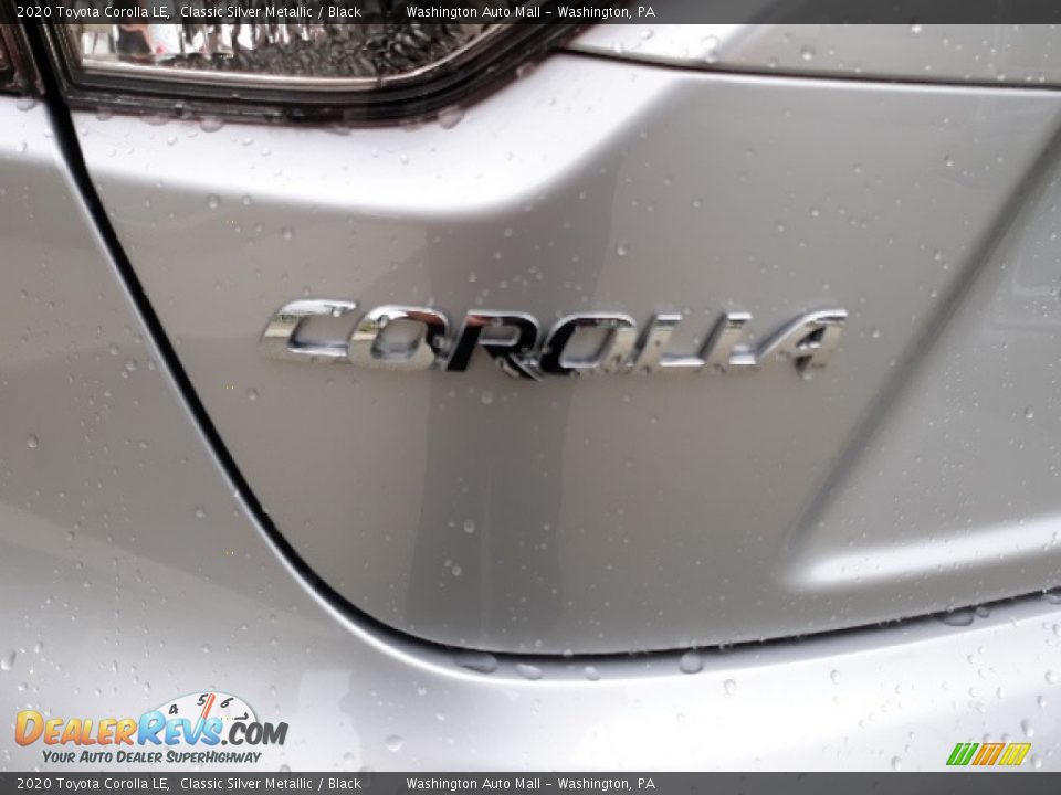 2020 Toyota Corolla LE Classic Silver Metallic / Black Photo #30