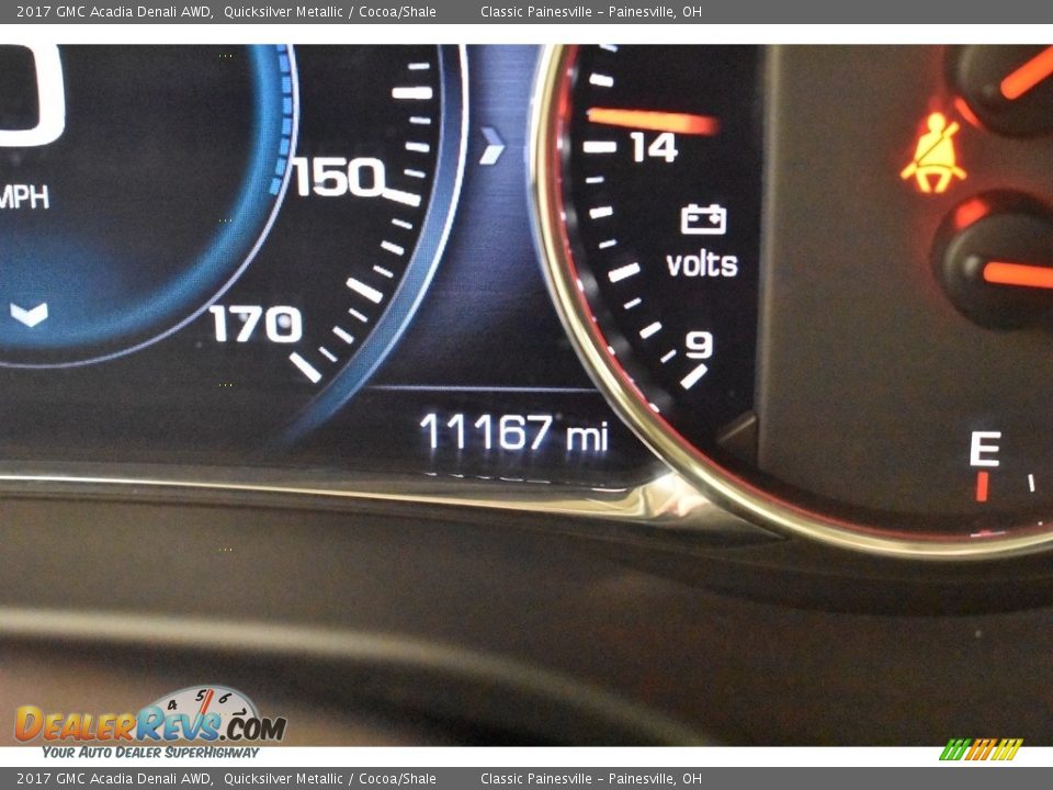 2017 GMC Acadia Denali AWD Quicksilver Metallic / Cocoa/Shale Photo #18